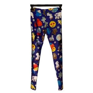 NWT Terez‎ Girls Holiday Cookies Leggings Size Large. Holiday Christmas